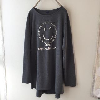 ルカ(LUCA)の新品 LUCA購入スマイルパール ロンTシャツ チェニックワンピース(Tシャツ(長袖/七分))