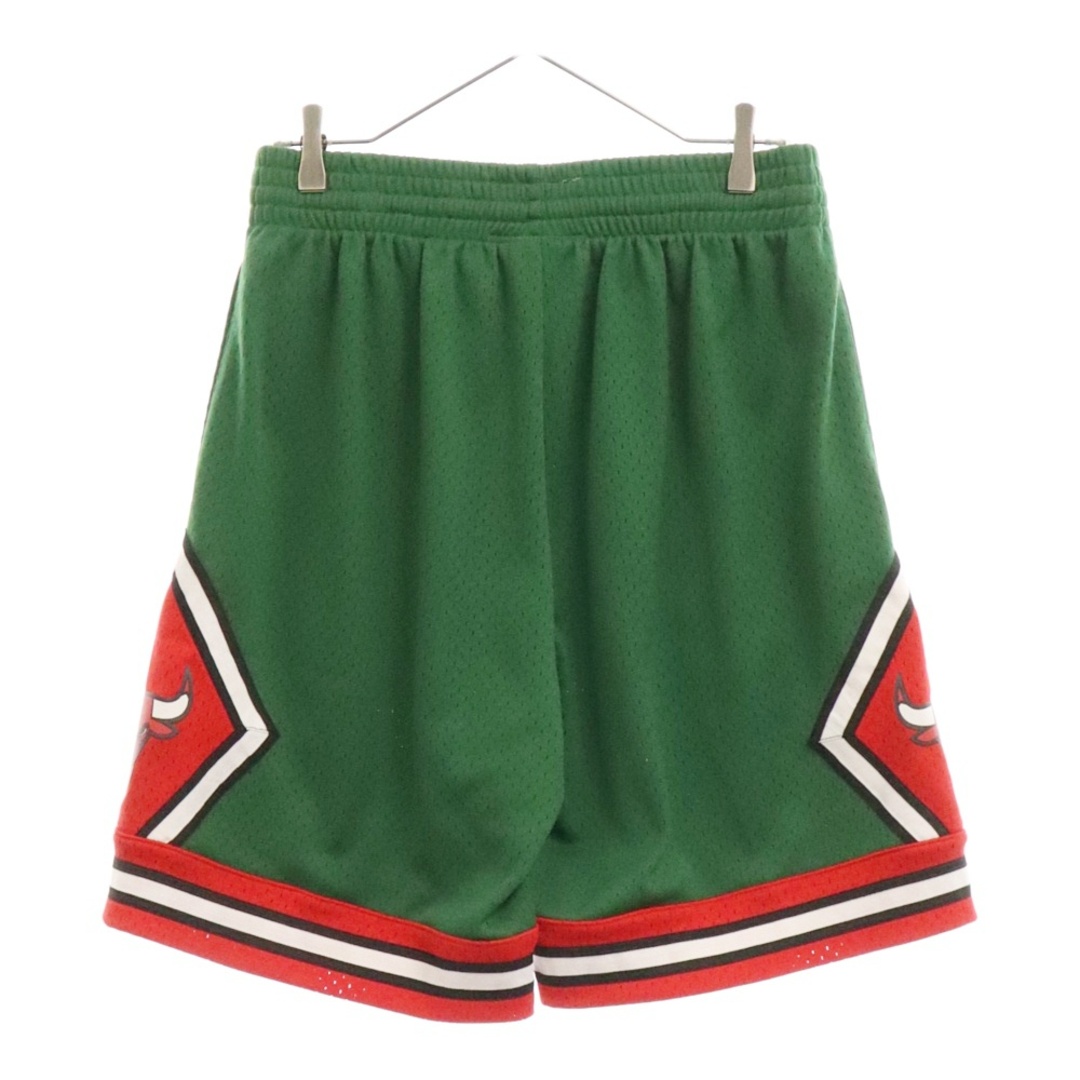Mitchell&Ness ミッチェル アンド ネス CHICAGO BULLS シカゴブルズ メッシュバスケットショートパンツ ショーツ グリーン  SMSGHGS18224-CBU
