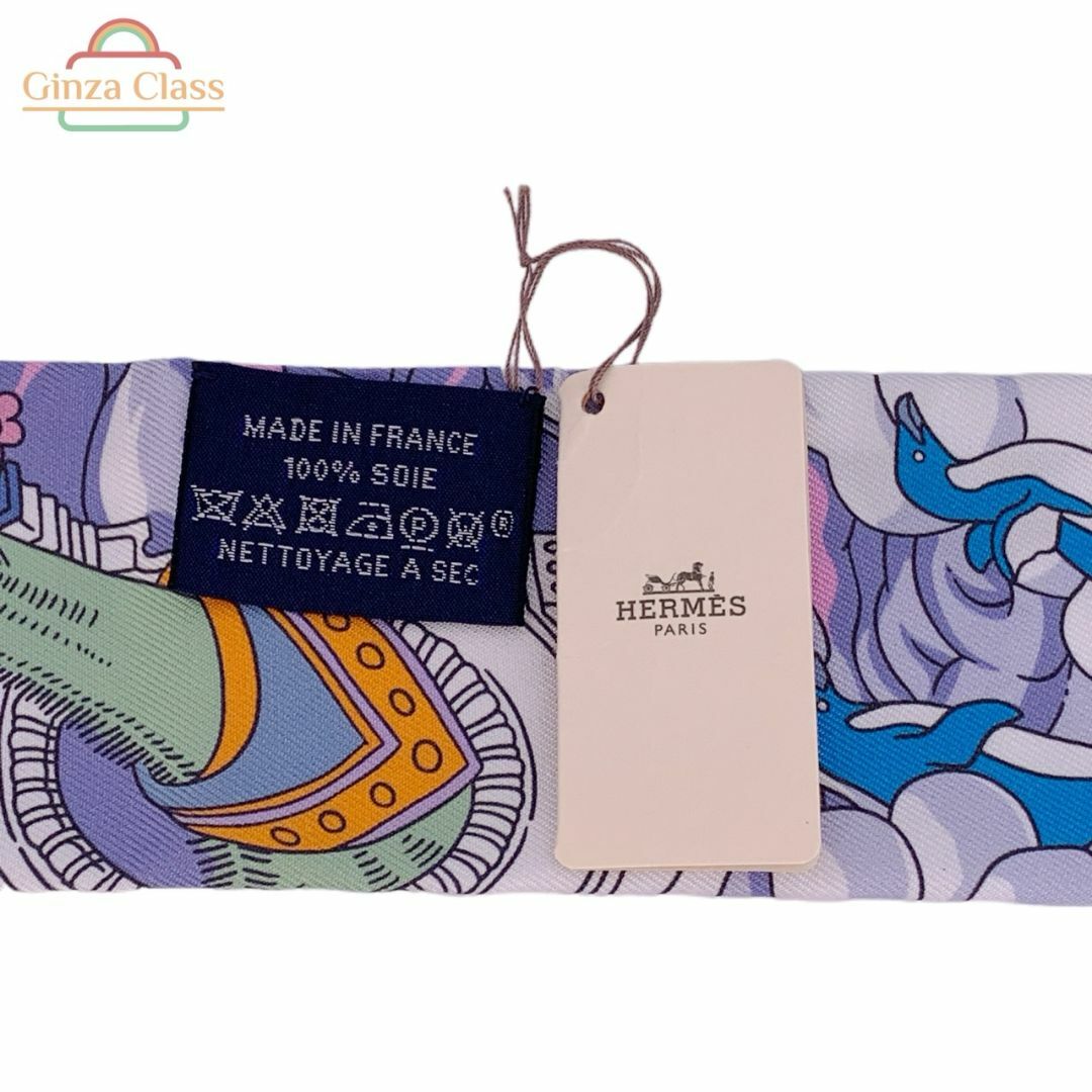 【新品未使用品】エルメス スカーフ ツイリー 私の雲 Sur Mon Nuage HERMES - 【新品未使用】HERMES エルメス ツイリー「私の雲」SUR