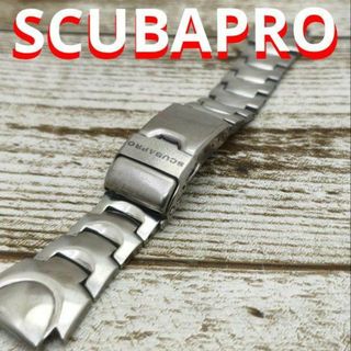 スキューバプロ(SCUBAPRO)のSCUBAPRO ダイバー 時計 シルバー ステンレススチール バンド　シルバー(金属ベルト)