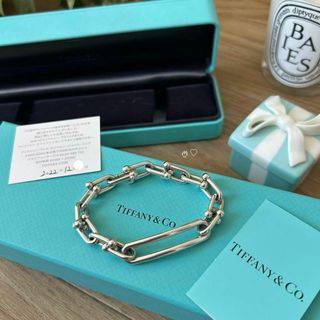 Tiffany & Co. - ティファニー SV925/750 フック&アイ バングル Tiffany & Co. - ティファニー SV925/750 フック&アイ バングル