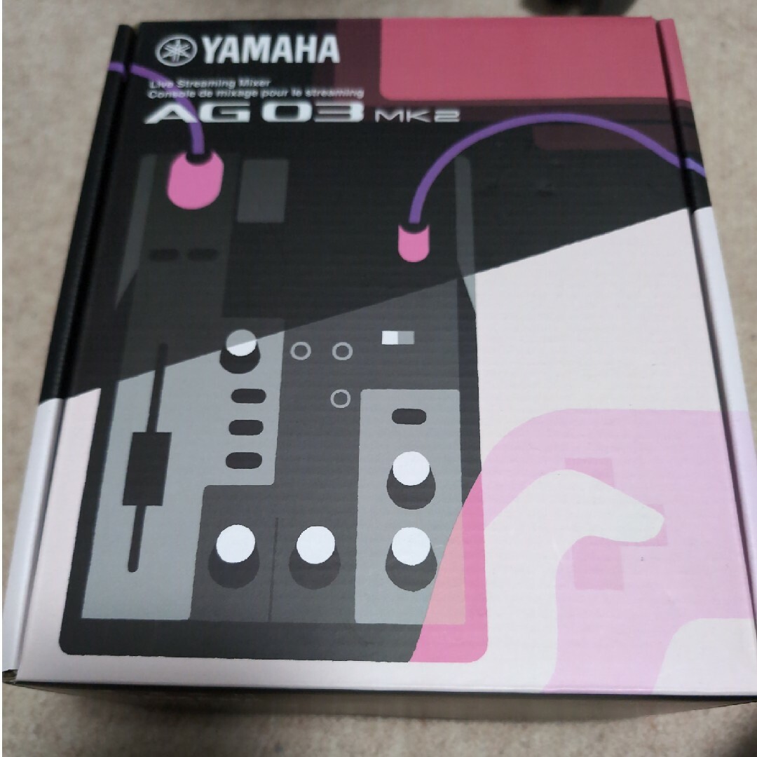 ヤマハ(ヤマハ)のYAMAHA ライブストリーミング ミキサー AG03MK2 ブラック 楽器のDTM/DAW(オーディオインターフェイス)の商品写真