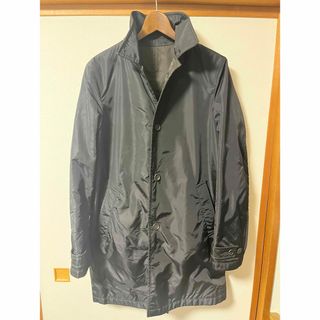 PRADA - プラダ リバーシブルナイロンコート 黒×カーキ ※難あり PRADA - プラダ リバーシブルナイロンコート 黒×カーキ ※難あり