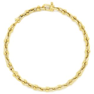 Tiffany & Co. - ティファニー SV925/750 フック&アイ バングル Tiffany & Co. - ティファニー SV925/750 フック&アイ バングル