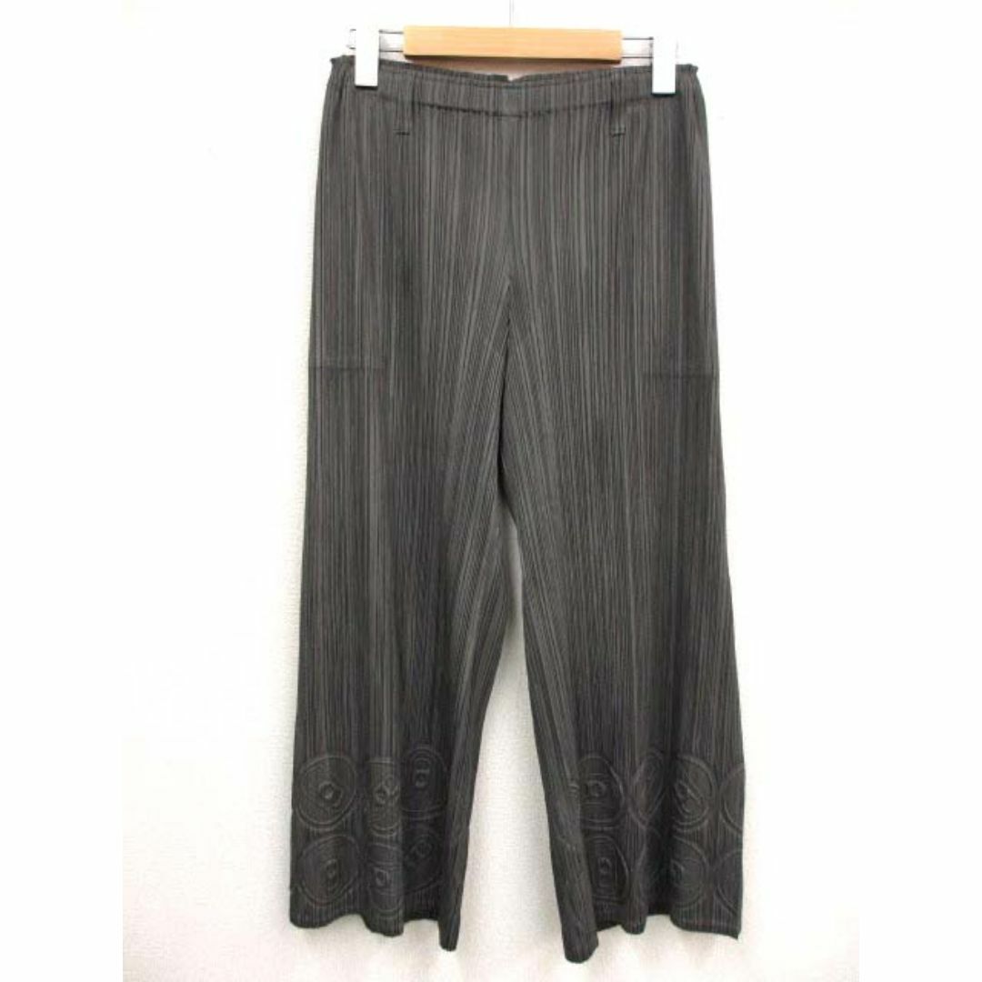 PLEATS PLEASE ISSEY MIYAKE - 美品 プリーツプリーズ PP83-JF723 缶プルタブ エンボス ワイドパンツ