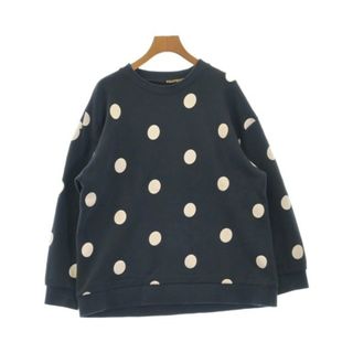 フラボア(FRAPBOIS)のFRAPBOIS フラボア スウェット 1(S位) 紺x白(ドット) 【古着】【中古】(トレーナー/スウェット)