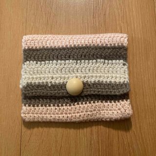 毛糸のポーチ　ハンドメイド(ポーチ)