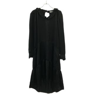 BALENCIAGA - BALENCIAGA ブラックワンピース ノンスリーブ BALENCIAGA - BALENCIAGA ブラックワンピース ノンスリーブ