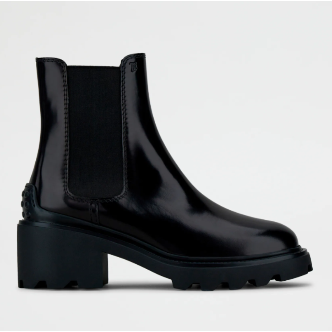 TOD'S - トッズ　ラバーヒール　サイトゴアブーツ　サイズ35