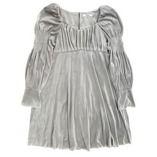 . スナイデル SNIDEL ■【 Square Neck Mini Onepiece 】スクエア ネック ミニ ワンピース(ミニワンピース)