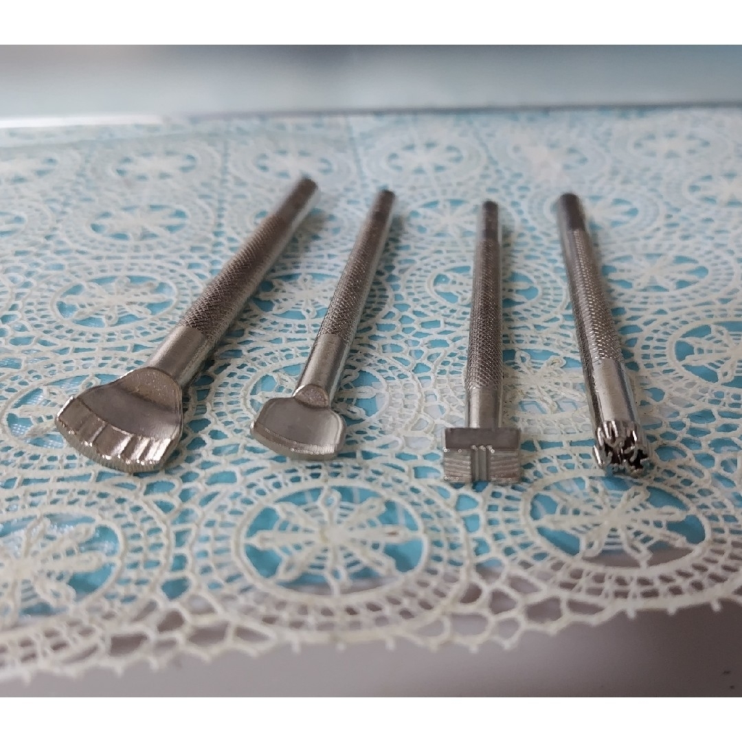 レザークラフト用ポンチ20本セット ハンドメイドのハンドメイド その他(その他)の商品写真