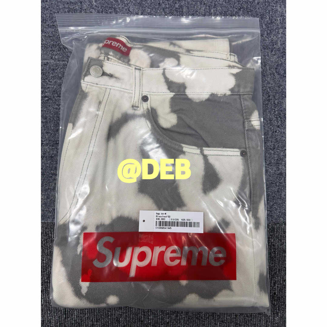 Supreme - Supreme 25SS Baggy Jean Bleached 32 Mサイズの通販 Supreme - Supreme 25SS Baggy Jean Bleached 32 Mサイズの通販
