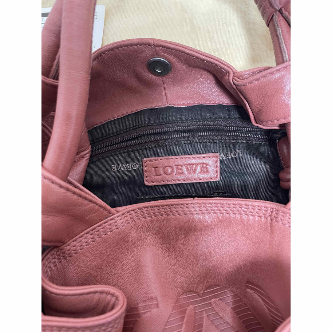 ロエベ LOEWE ナッパアイレ アナグラム ハンドバッグ ピンク ロエベ LOEWE ナッパアイレ アナグラム ハンドバッグ ピンク