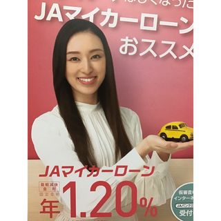 栗山千明　★JA期間限定チラシ　★A4サイズ　★新品・非売品(女性タレント)