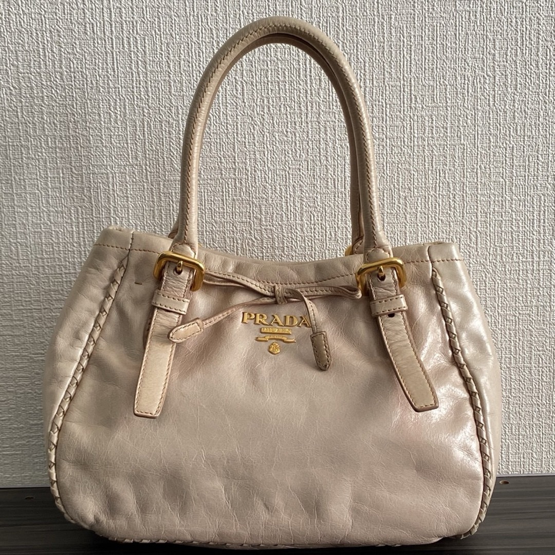 PRADA プラダヴィッテロシャインハンドバッグ PRADA プラダヴィッテロシャインハンドバッグ