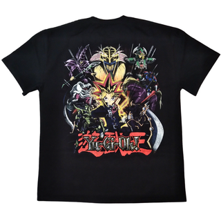 ユウギオウ(遊戯王)の遊戯王　Tシャツ　M 実寸はXLくらい　黒　遊☆戯☆王　オフィシャル *(Tシャツ/カットソー(半袖/袖なし))