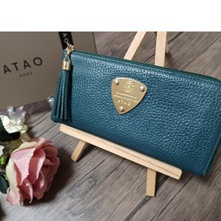 ☆極美品☆ATAO スリモ ヴィトロ ブループリズム L字ファスナー ☆極美品☆ATAO スリモ ヴィトロ ブループリズム L字ファスナー