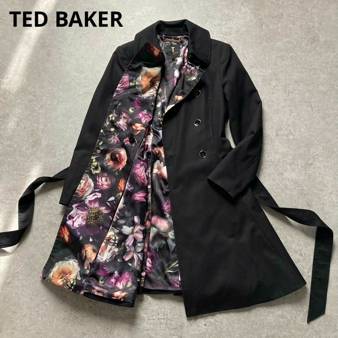 TED BAKER - テッドベイカー コットントレンチコート フレア A TED BAKER - テッドベイカー コットントレンチコート フレア A
