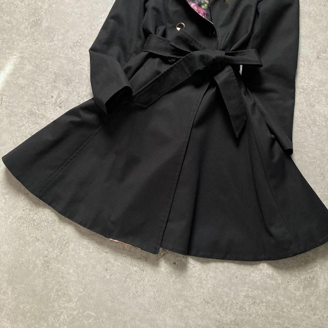 TED BAKER - テッドベイカー コットントレンチコート フレア A TED BAKER - テッドベイカー コットントレンチコート フレア A