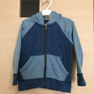 ギャップ(GAP)のGAP デニム風パーカー キッズ(ジャケット/上着)