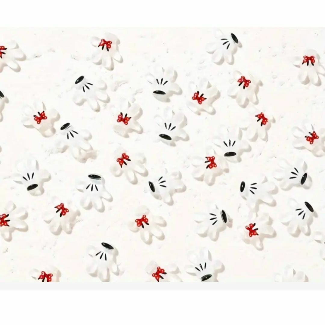 ミッキー&ミニー デコパーツ ディズニー ネイルパーツ 30個セット まとめ売り コスメ/美容のネイル(デコパーツ)の商品写真