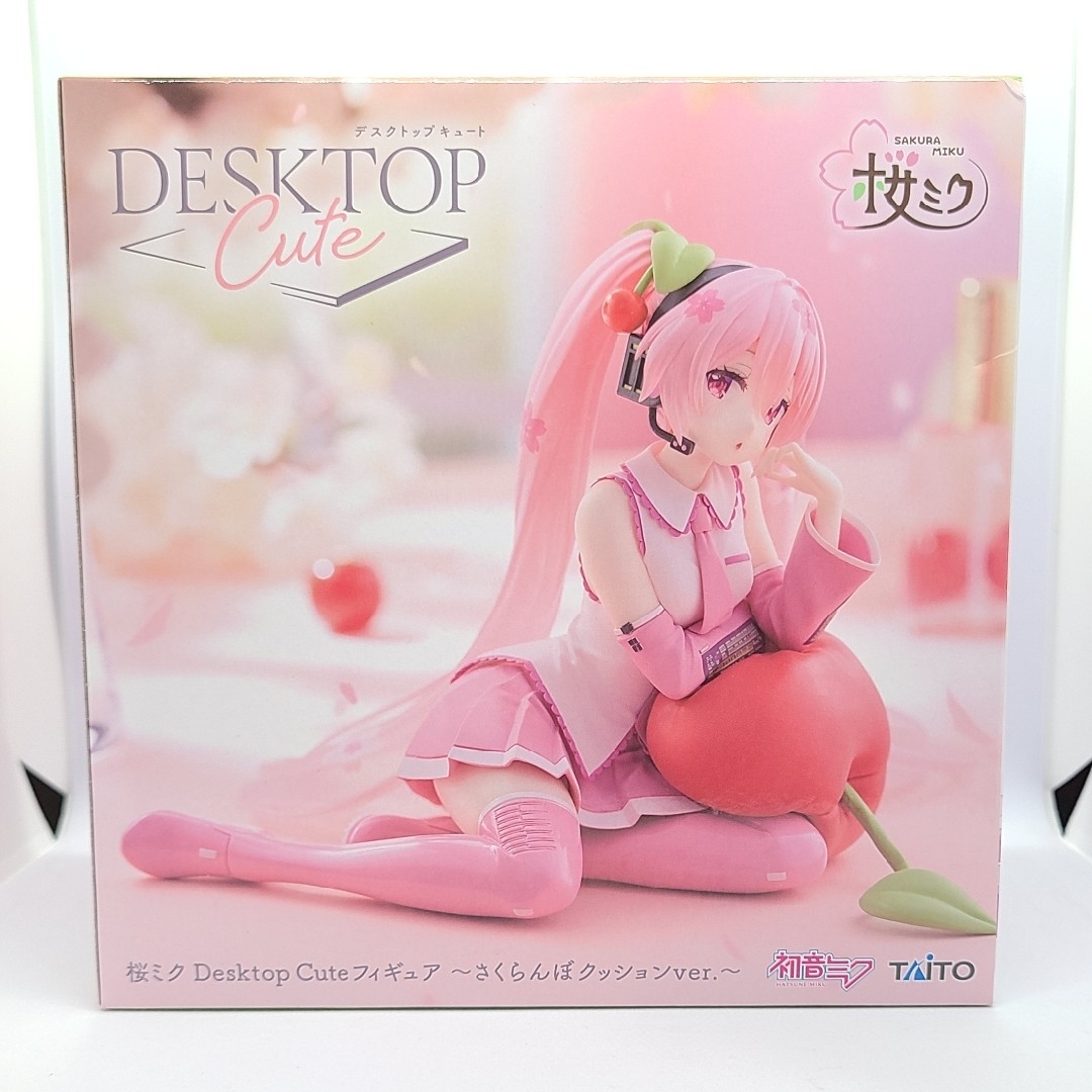 TAITO - 桜ミク Desktop Cuteフィギュア さくらんぼクッション TAITO - 桜ミク Desktop Cuteフィギュア さくらんぼクッション