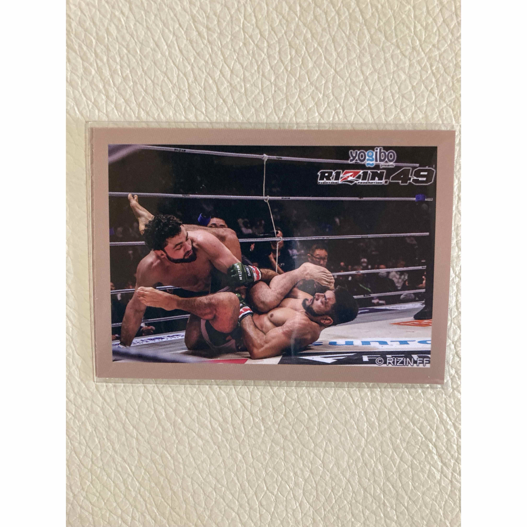 RIZIN49 くじプラE賞ステッカー ホベルト・サトシvsウガール・ケラモフ スポーツ/アウトドアのスポーツ/アウトドア その他(格闘技/プロレス)の商品写真