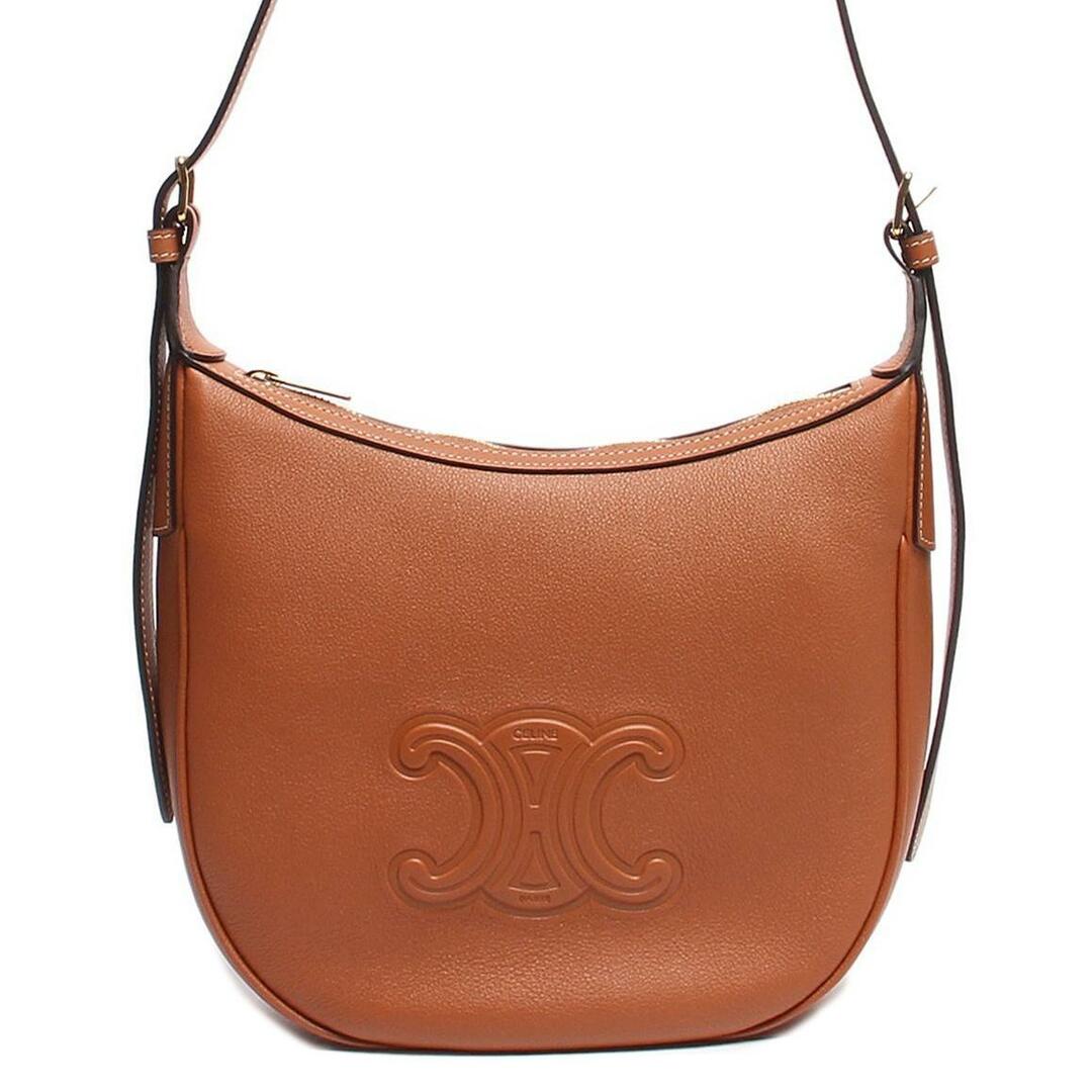 CELINE - 美品 セリーヌ レザーショルダーバッグ ゴールド金具 CELINE - 美品 セリーヌ レザーショルダーバッグ ゴールド金具
