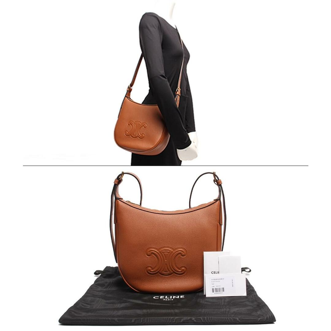 CELINE - 美品 セリーヌ レザーショルダーバッグ ゴールド金具 CELINE - 美品 セリーヌ レザーショルダーバッグ ゴールド金具