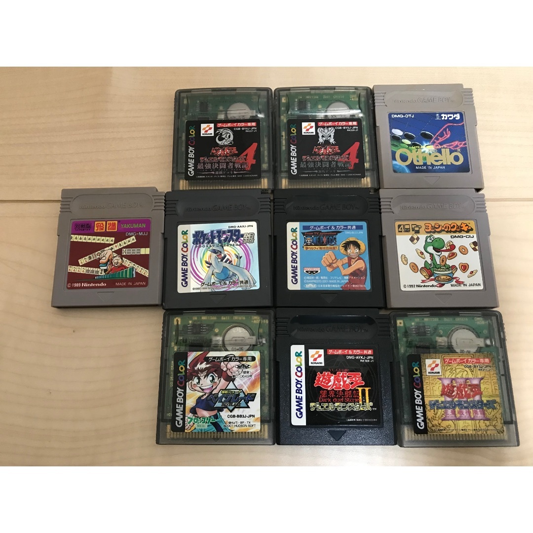 ゲームボーイ(ゲームボーイ)のレア✨ゲームボーイカラー＋ソフト10本セット✨ エンタメ/ホビーのゲームソフト/ゲーム機本体(携帯用ゲーム機本体)の商品写真