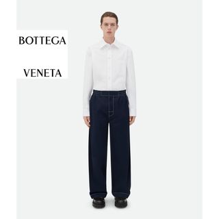 BOTTEGA VENETA - 今期 Bottega Veneta 黒 ウール パンツ 44 BOTTEGA VENETA - 今期 Bottega Veneta 黒 ウール パンツ 44
