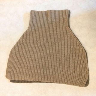ネックウォーマー ニット付け襟 レディース ネックカバー ター(ノーカラージャケット)