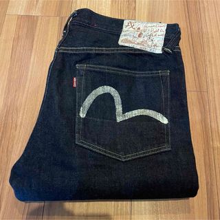 サイズ32 鯛釣りパッチ warehouse 濃紺 美品 エヴィス エビス サイズ32 鯛釣りパッチ warehouse 濃紺 美品 エヴィス エビス