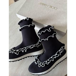 JIMMY CHOO - JIMMY CHOO(ジミーチュウ) ショートブーツ 36 1/2 JIMMY CHOO - JIMMY CHOO(ジミーチュウ) ショートブーツ 36 1/2