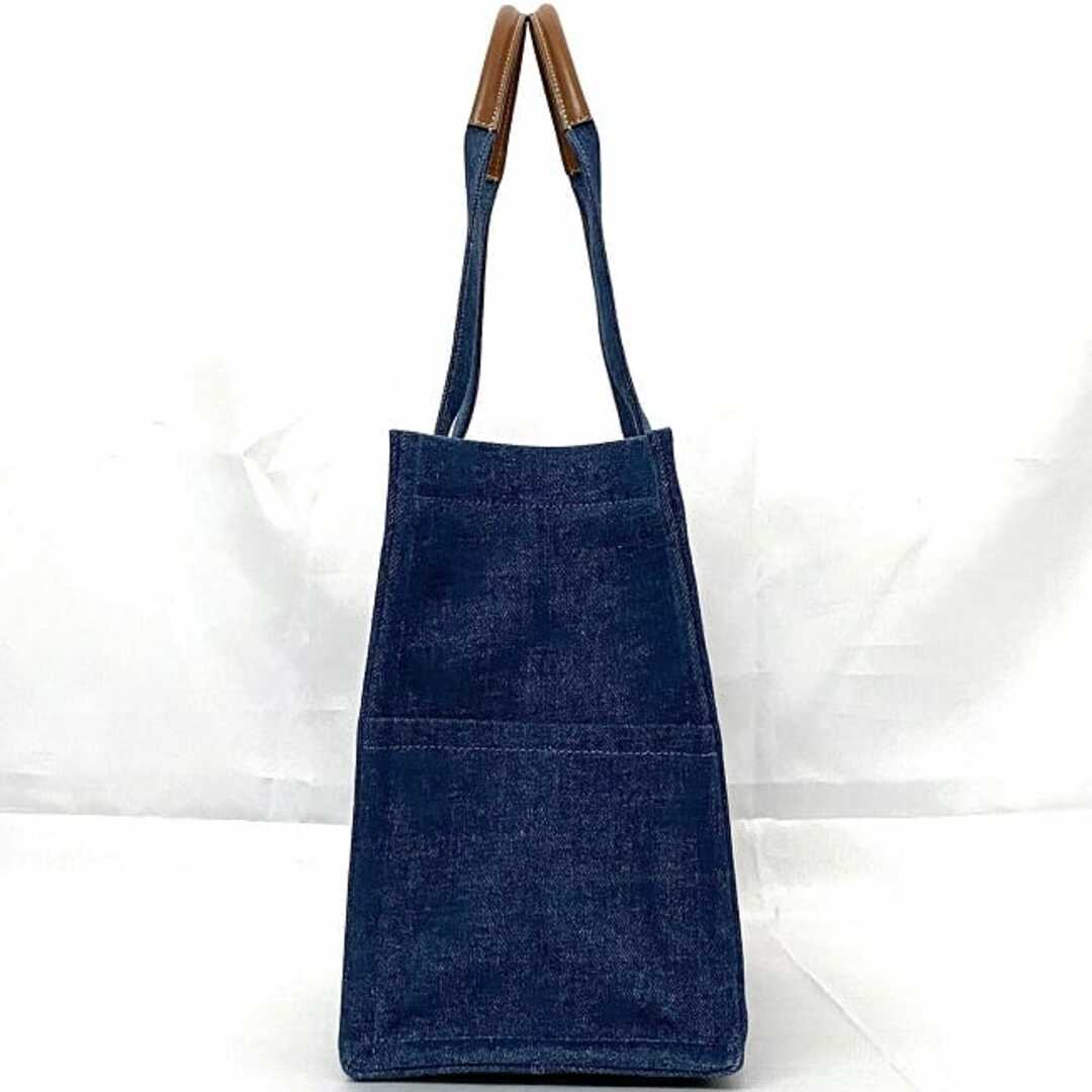 CELINE - セリーヌ トートバッグ ラージカバ ブルー 美品 トート CELINE - セリーヌ トートバッグ ラージカバ ブルー 美品 トート