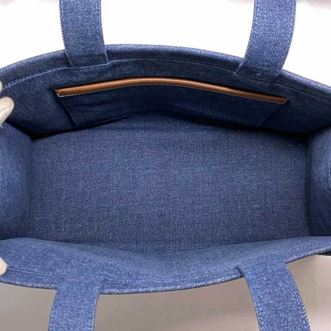 CELINE - セリーヌ トートバッグ ラージカバ ブルー 美品 トート CELINE - セリーヌ トートバッグ ラージカバ ブルー 美品 トート