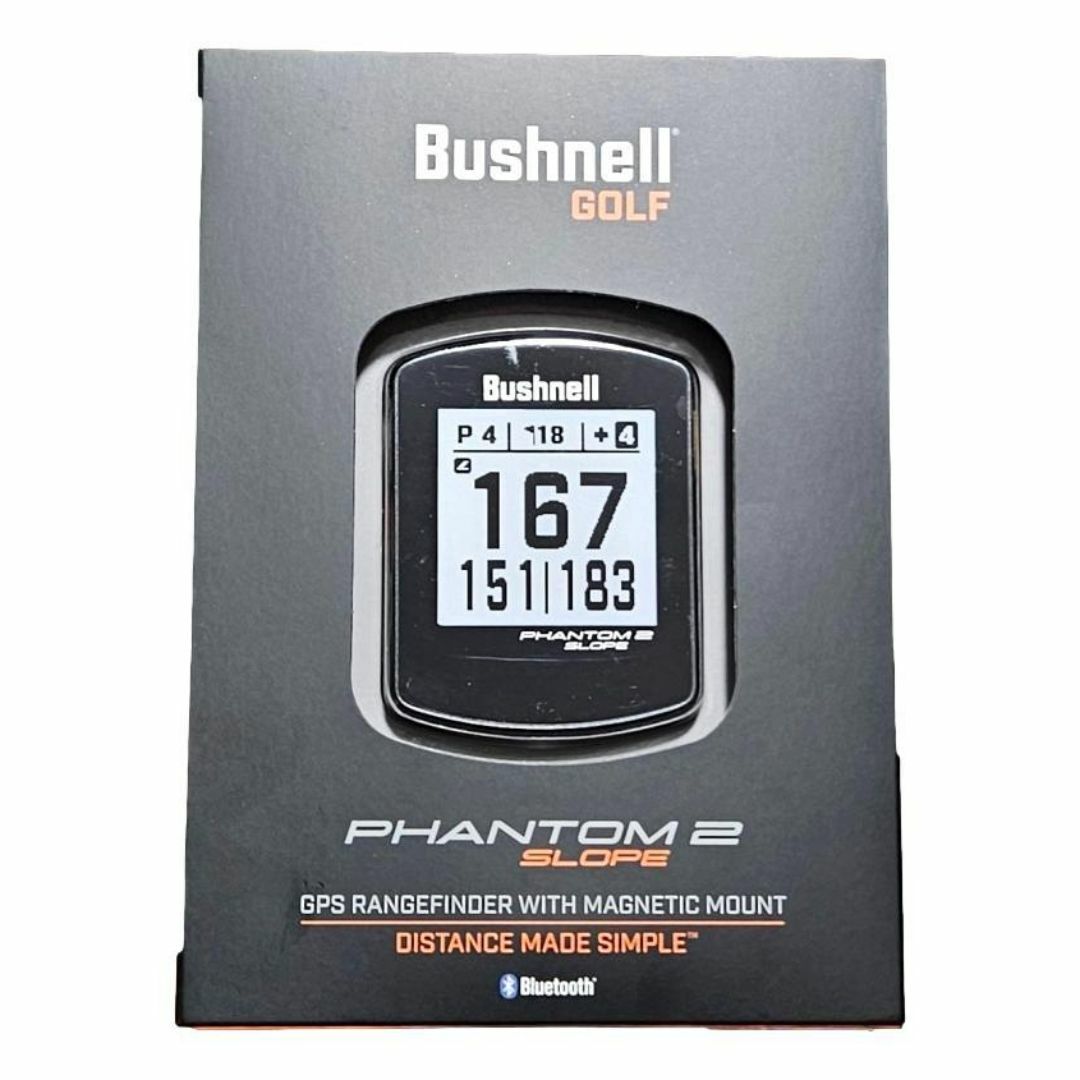 Bushnell GOLF ファントム2 スロープ GPSゴルフナビ ブラック スポーツ/アウトドアのゴルフ(その他)の商品写真