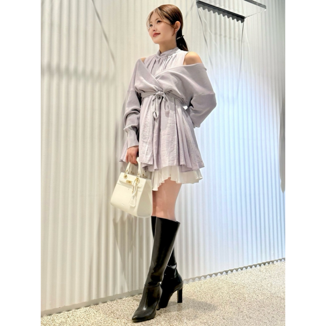 SNIDEL - snidel カシュクールカーデセットブラウス 完売の通販 SNIDEL - snidel カシュクールカーデセットブラウス 完売の通販