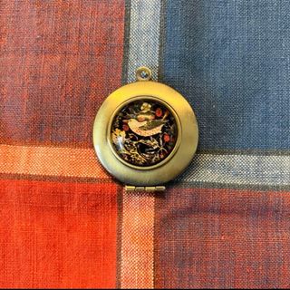 ロケットペンダントトップ ウィリアムモリス いちご泥棒 18mm チャーム(チャーム)