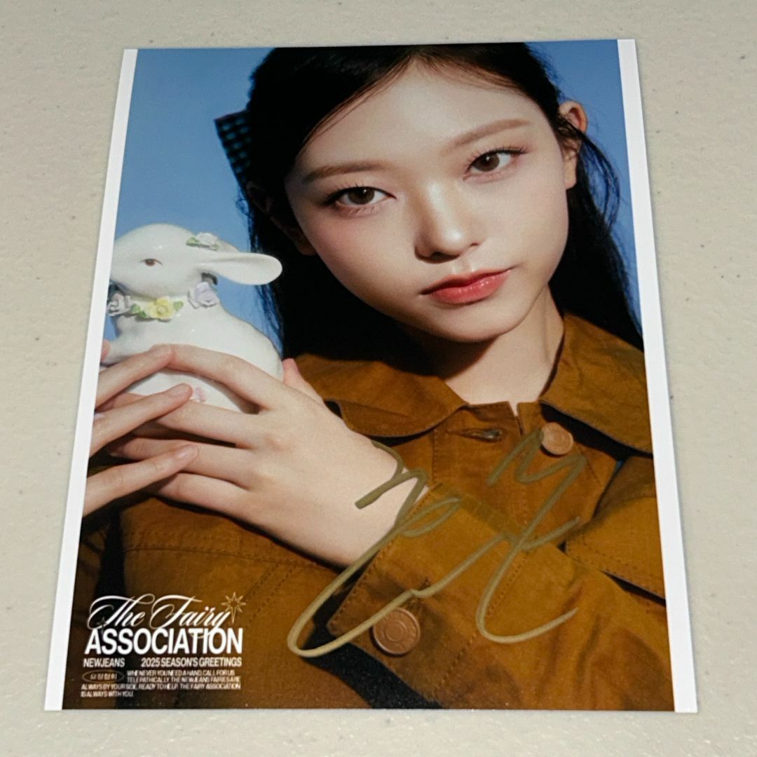 【史上最も激安】 NewJeans(NJZ) 直筆サイン スチール写真(2Lサイズ)5枚セットの K-POP・アジア
