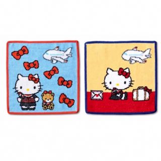 JAL(日本航空) - JAL キティ ハンカチ 機内販売限定の通販｜ラクマ