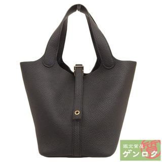 エルメス(HERMES)の【中古】HERMES エルメス ピコタンロックPM ハンドバッグ ブラック トリヨンクレマンス Y刻印(2020年) レディース【質屋】(ハンドバッグ)