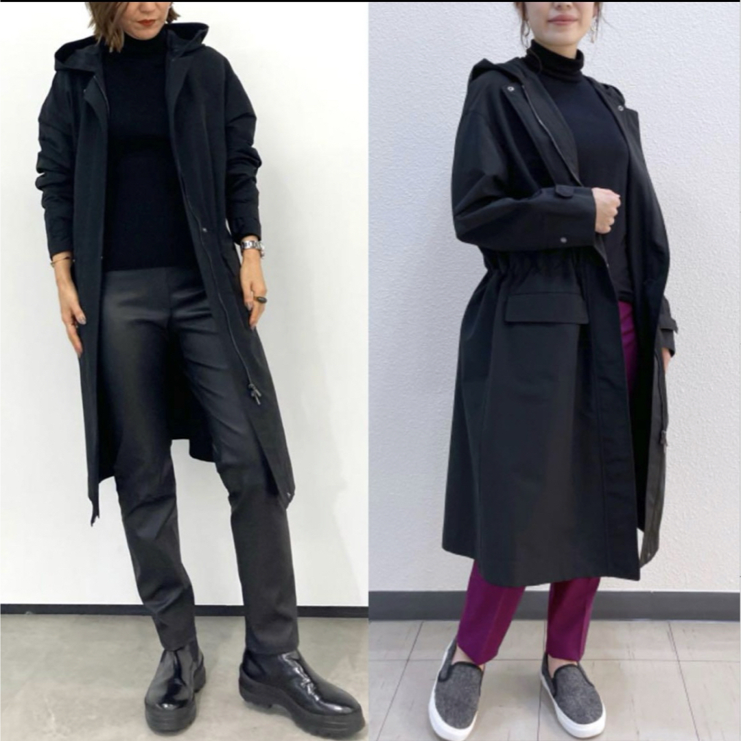 Theory luxe - theory luxe スプリングコート モッズコート 黒の Theory luxe - theory luxe スプリングコート モッズコート 黒の