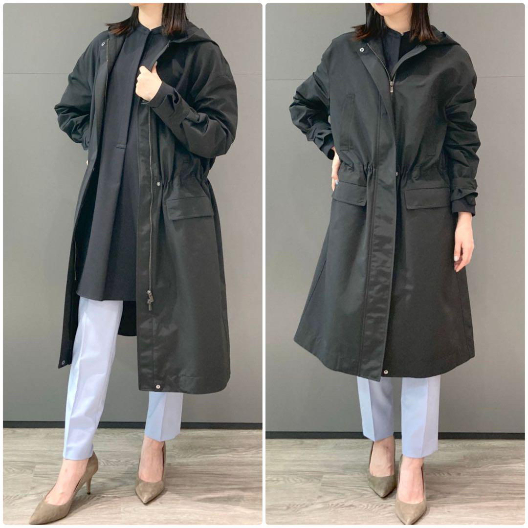 Theory luxe - theory luxe スプリングコート モッズコート 黒の Theory luxe - theory luxe スプリングコート モッズコート 黒の