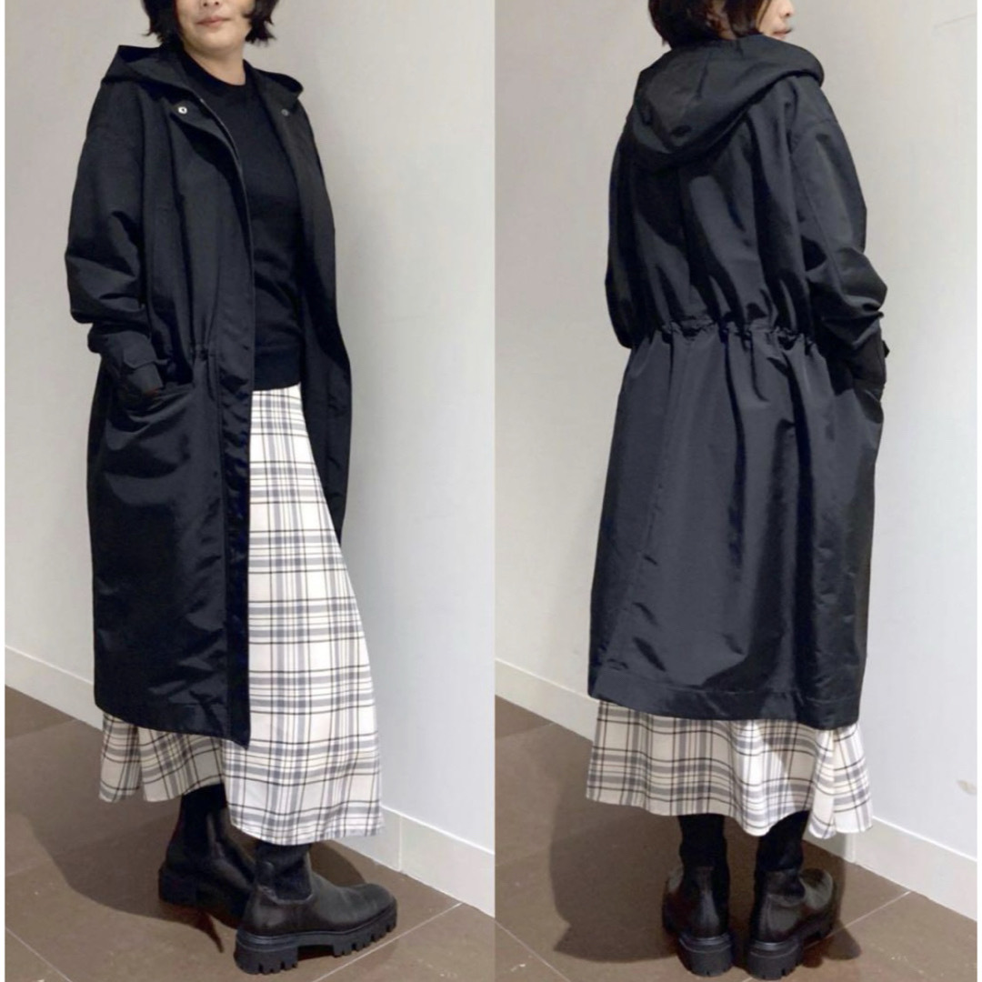 Theory luxe - theory luxe スプリングコート モッズコート 黒の Theory luxe - theory luxe スプリングコート モッズコート 黒の