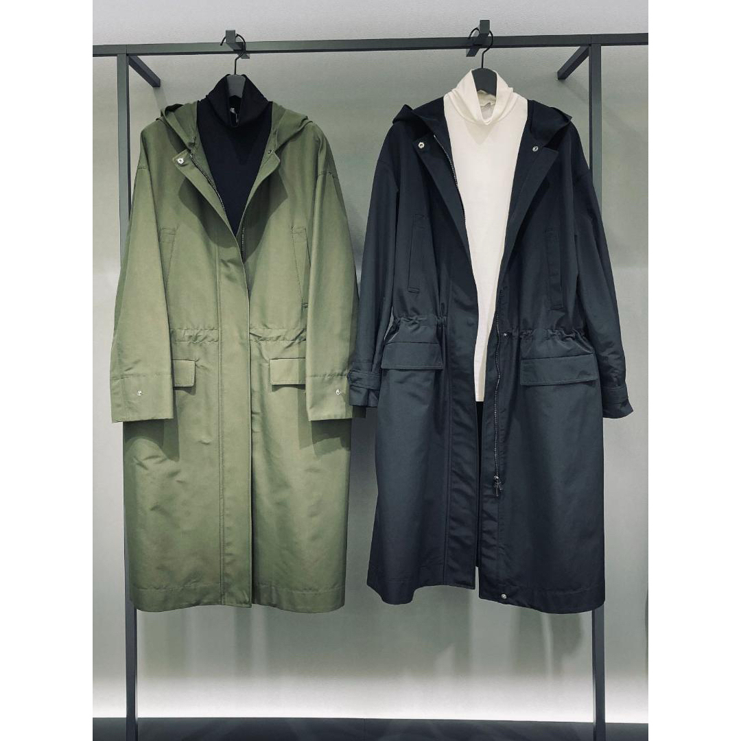 Theory luxe - theory luxe スプリングコート モッズコート 黒の Theory luxe - theory luxe スプリングコート モッズコート 黒の
