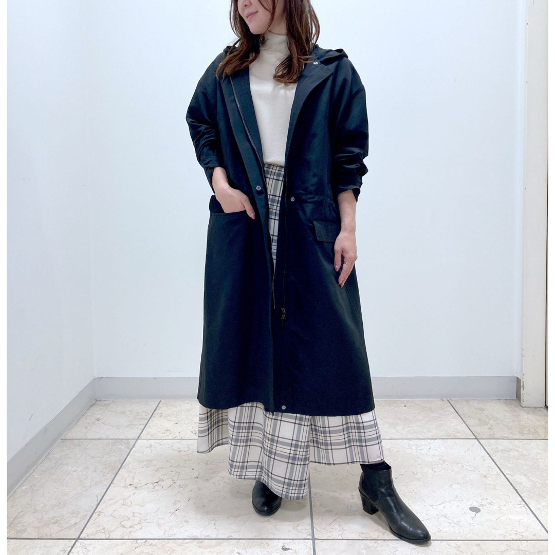 Theory luxe - theory luxe スプリングコート モッズコート 黒の Theory luxe - theory luxe スプリングコート モッズコート 黒の