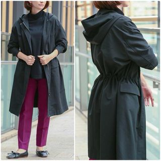 Theory luxe - theory luxe スプリングコート モッズコート 黒の Theory luxe - theory luxe スプリングコート モッズコート 黒の