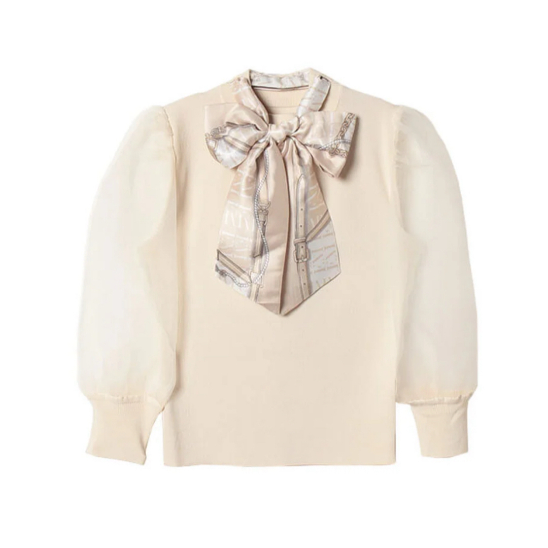 最高級のスーパー eimy オーガンジースカーフトップス👗の eimyistoire - istoire トップス