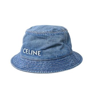 セリーヌ(CELINE)のCELINE ロゴ デニム バケット ハット(ハット)